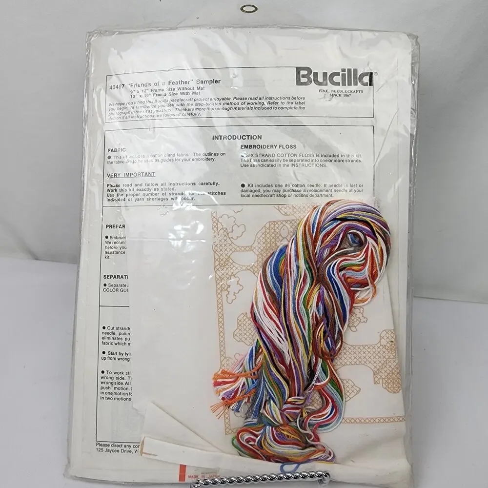 Bucilla Stamped Cross Stitch Kit 